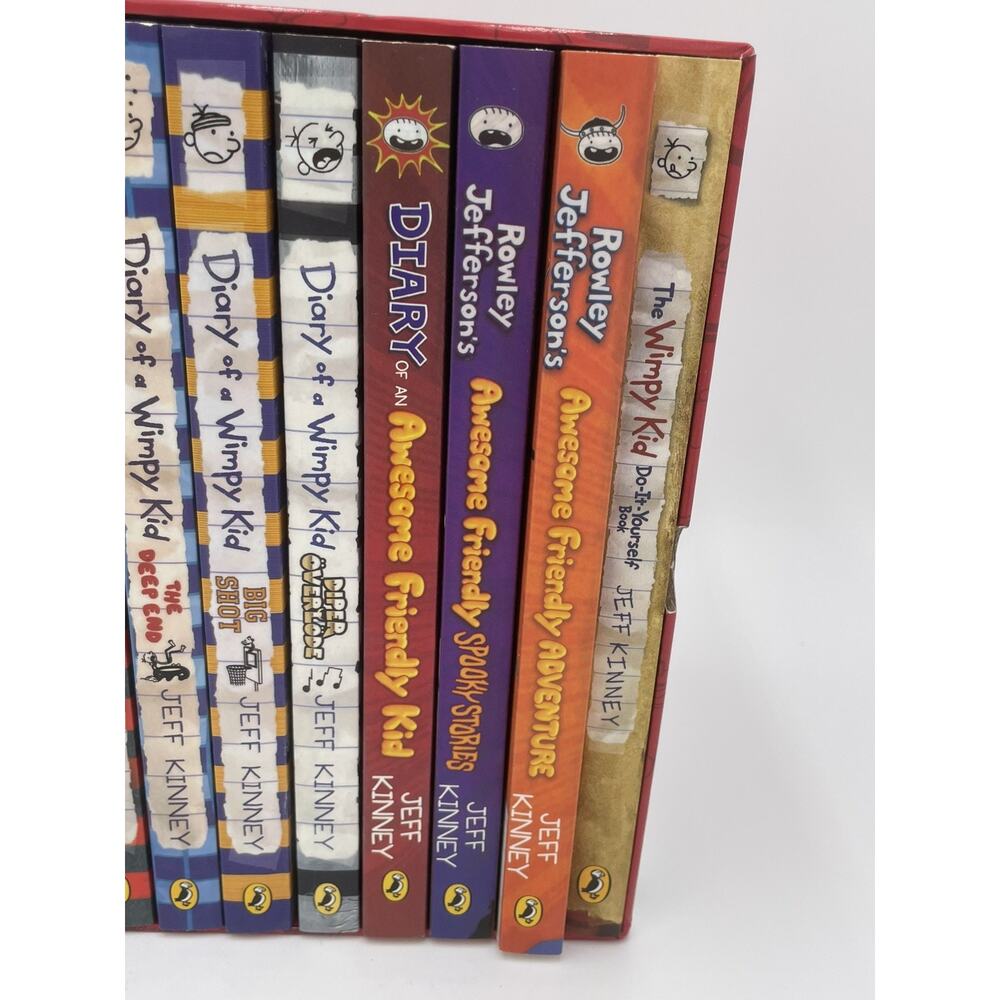 Jeff Kinney : Diary of a Wimpy Kid 1-21 Paperback Box Set - Opened Never Read - Picture 7 of 12